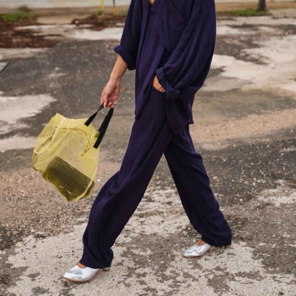 Mamene cocoon pants in violet